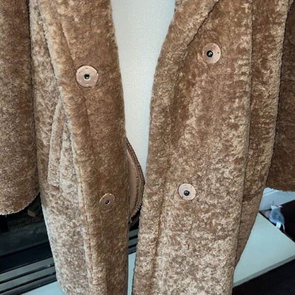 Michael Kors Teddy Coat Size L - Picture 12 of 16